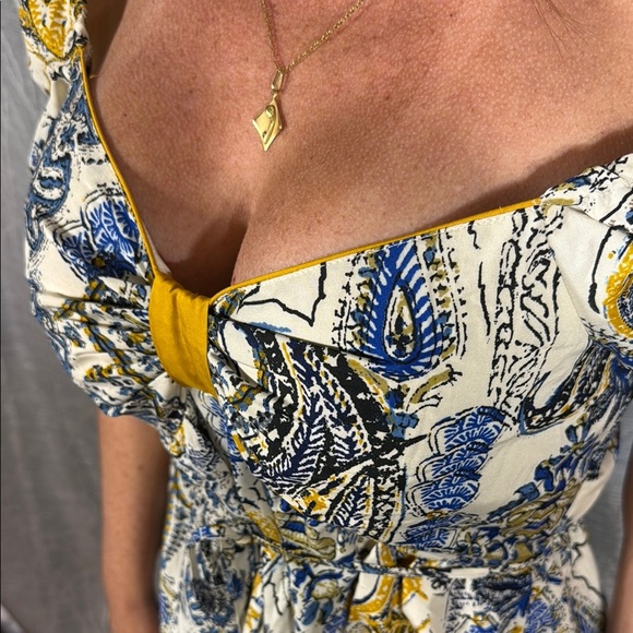 Land of the Free Paisley Off-Shoulder Dress - Picture 3 of 9